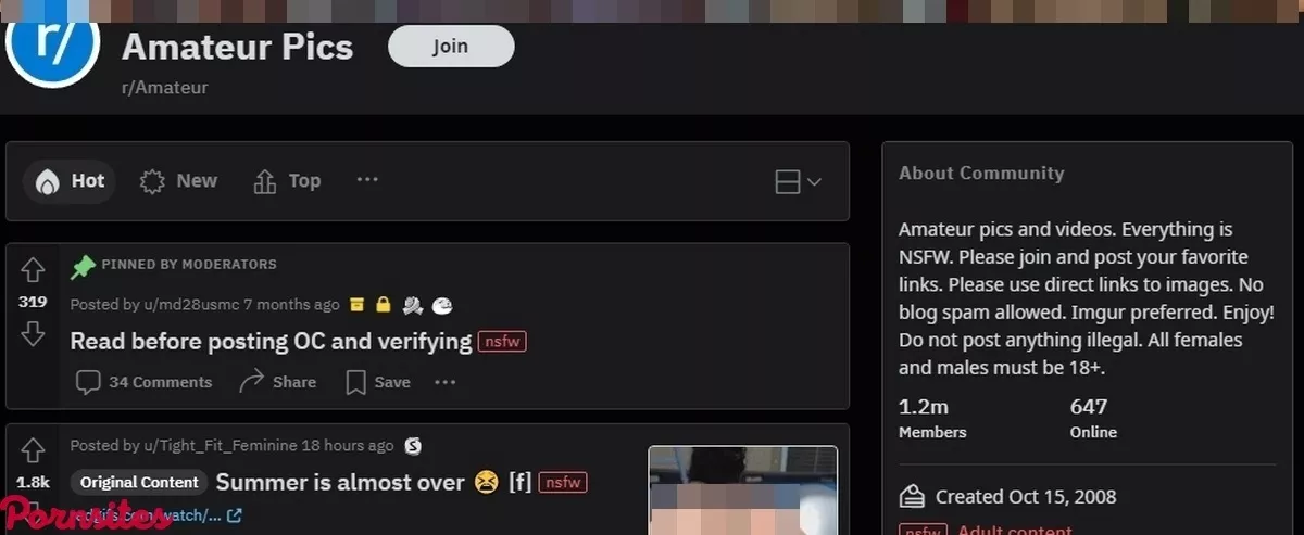 Reddit Amateur
